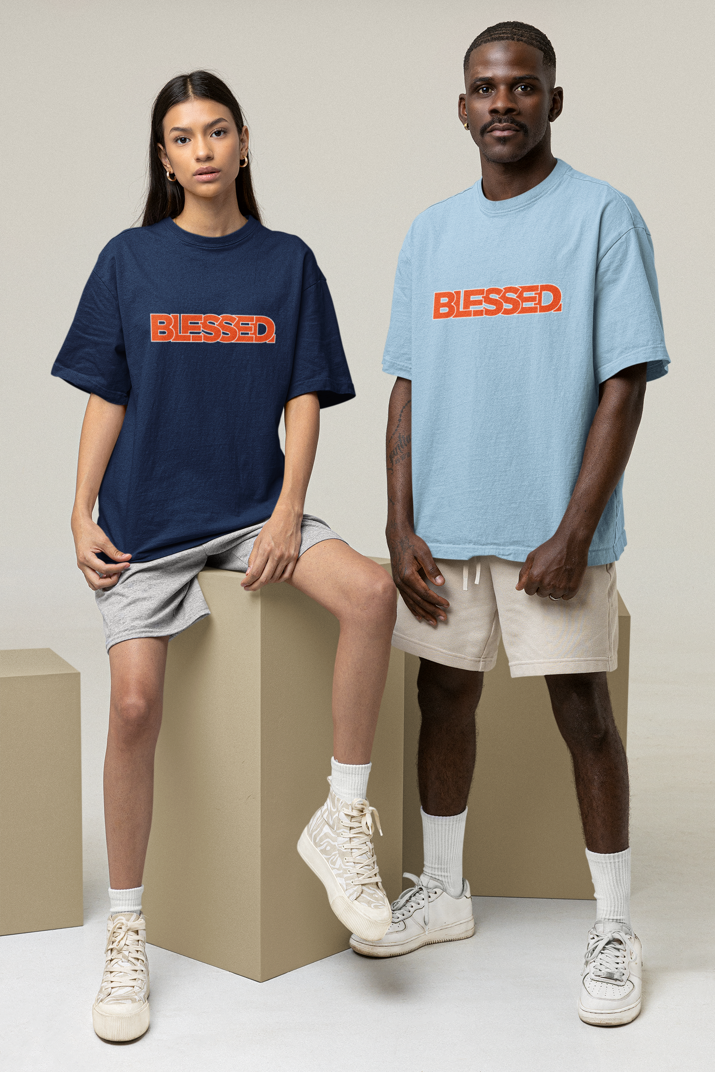 Classic Unisex Crew Neck T-Shirt | Blessed.