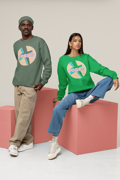 Classic Unisex Crew Neck Sweatshirt | Focall Cross