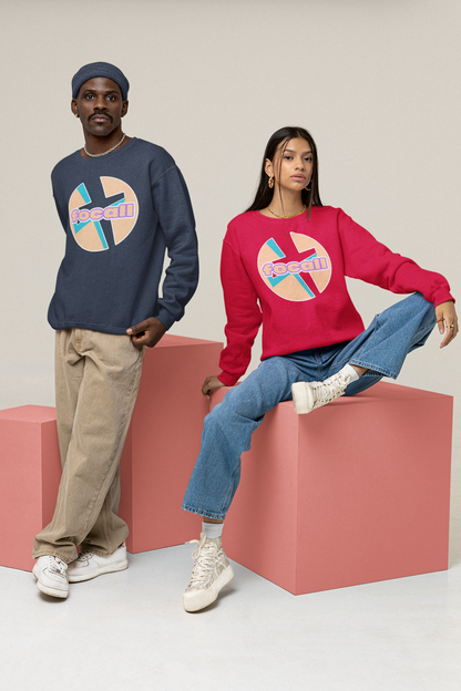 Classic Unisex Crew Neck Sweatshirt | Focall Cross