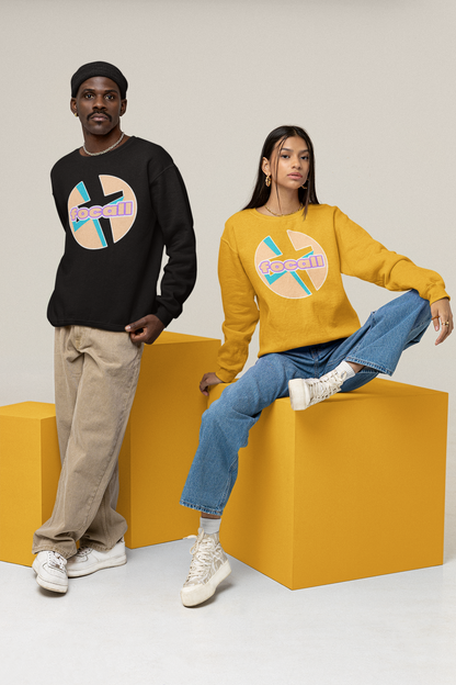 Classic Unisex Crew Neck Sweatshirt | Focall Cross