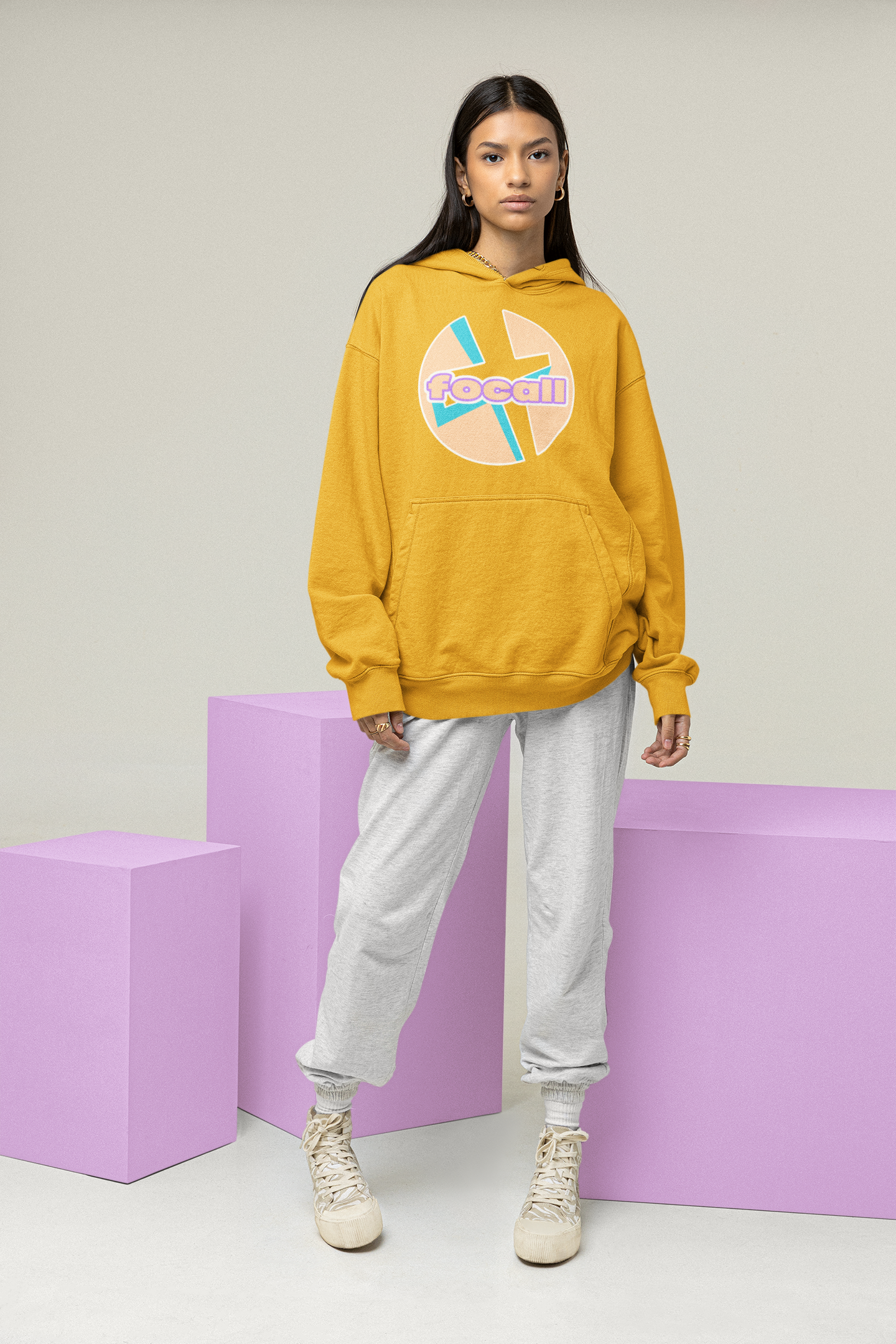 Unisex Classic Pullover Hoodie | Focall Cross