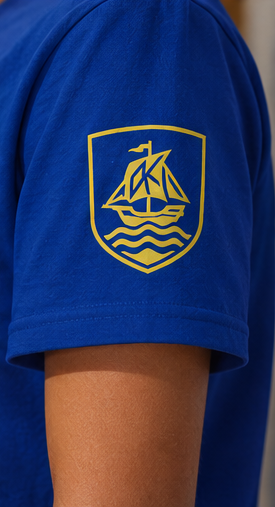 'Play For His Glory' Curaçao Blauw voetbalshirt - WK nummer (met gepersonaliseerde naam en rugnummer)