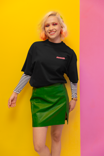 Classic Unisex Crew Neck T-Shirt | Back | Let's Give the Glory - Red Lettering