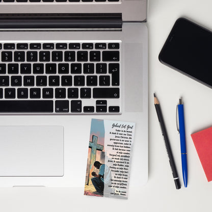 Set of Dutch prayer cards; to share | Double-sided | NL | Praying Man / Sinner's Prayer | John 3:16