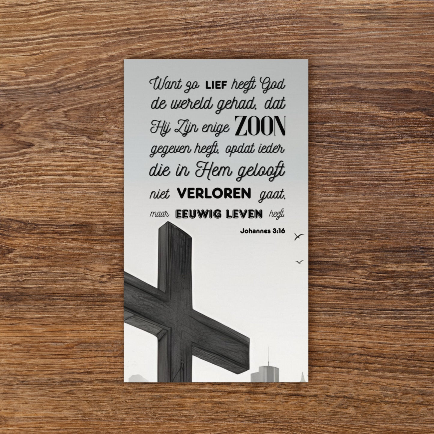 Set of Dutch prayer cards; to share | Double-sided | NL | Praying Woman / Sinner's Prayer | John 3:16