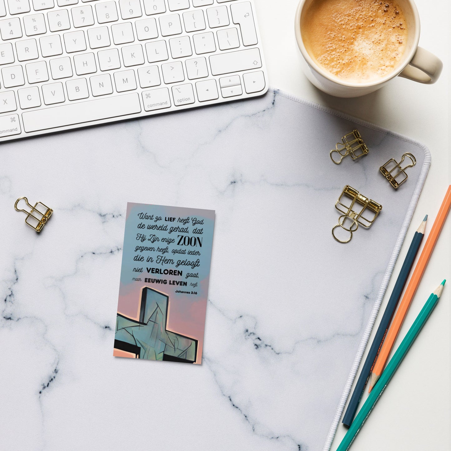 Set of Dutch prayer cards; to share | Double-sided | NL | Praying Man / Sinner's Prayer | John 3:16