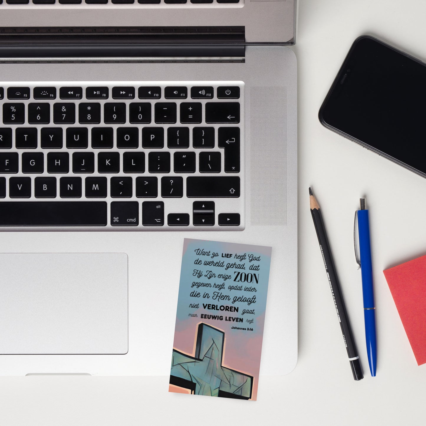 Set of Dutch prayer cards; to share | Double-sided | NL | Praying Man / Sinner's Prayer | John 3:16