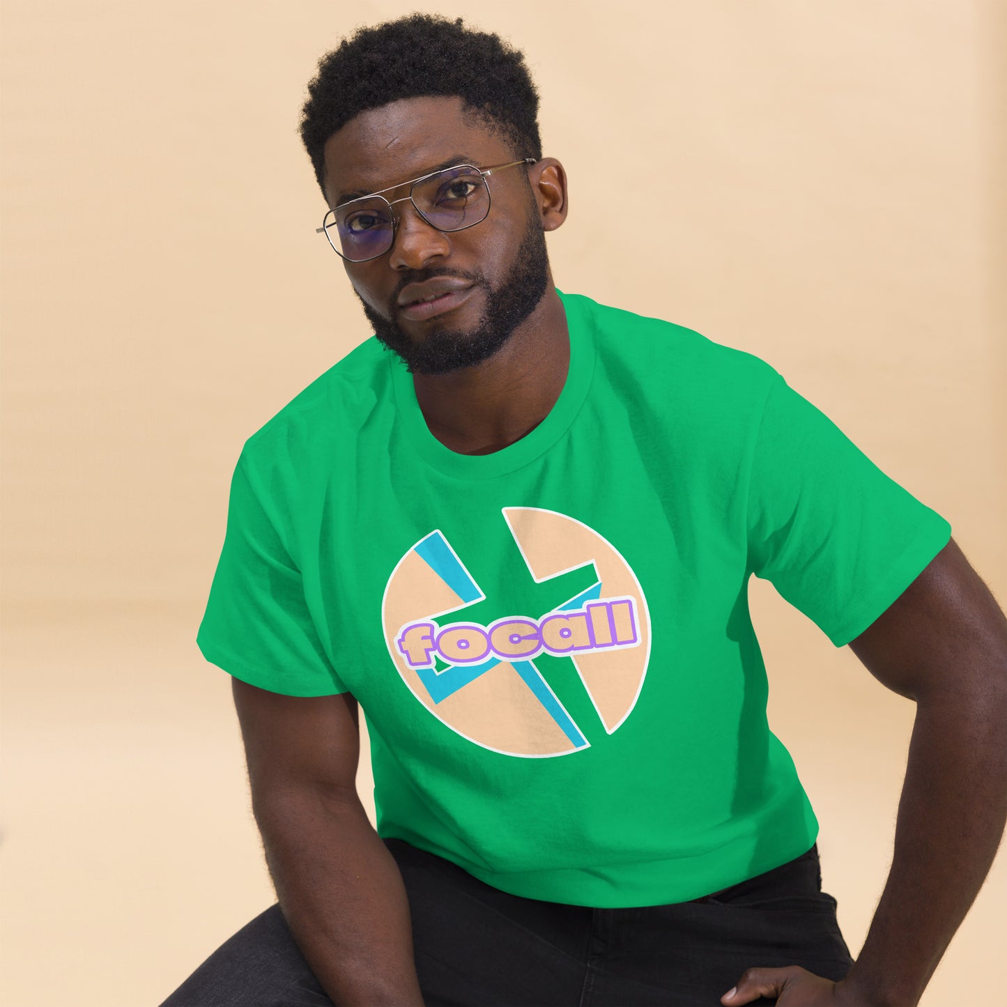 Classic Unisex Crew Neck T-Shirt | Focall Cross