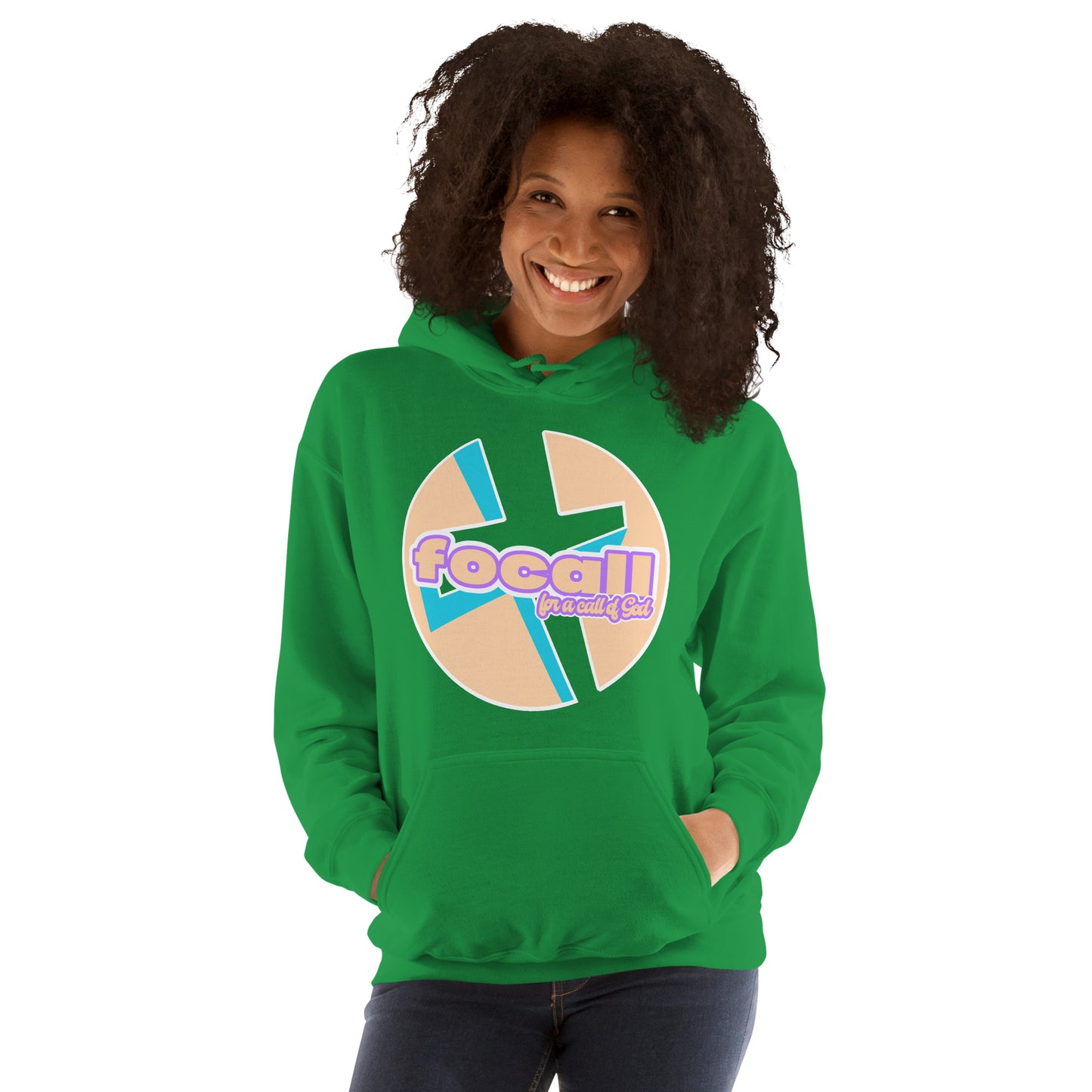 Unisex Classic pullover hoodie | Focall Cross - for a call of God