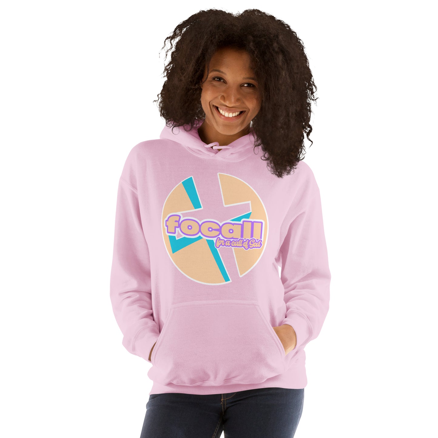 Unisex Classic pullover hoodie | Focall Cross - for a call of God