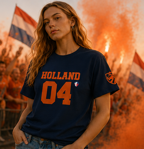 ‘Jesus Is My Goal’- Oranje Ontwerp - Voetbal Nederlands WK-T-shirt  (met gepersonaliseerde naam en nummer)