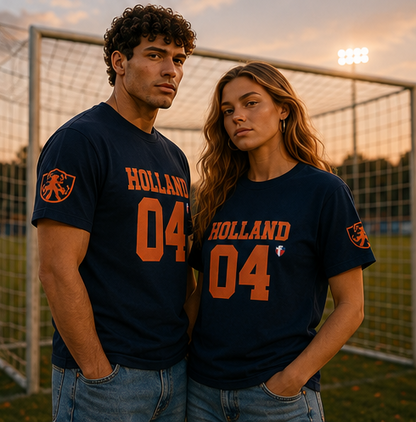 ‘Jesus Is My Goal’- Oranje Ontwerp - Voetbal Nederlands WK-T-shirt  (met gepersonaliseerde naam en nummer)