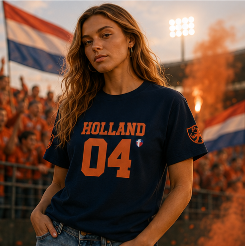 ‘Jesus Is My Goal’- Oranje Ontwerp - Voetbal Nederlands WK-T-shirt  (met gepersonaliseerde naam en nummer)