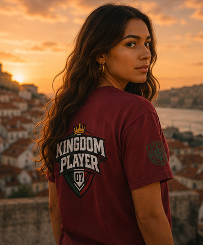 Portugal Kingdom Player World Cup T-shirt - Football shirt with Christian design