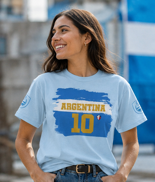 The Greatest Name – Phil. 2:9 | Argentina World Cup Edition | Personalized T-shirt