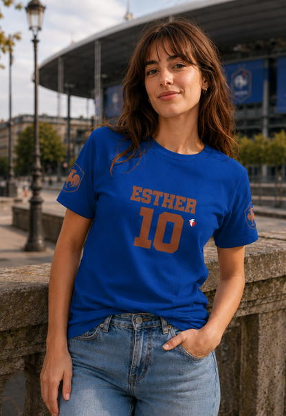 "Only One Savior" World Cup Edition France - Personalized shirt (with your own name and number)
