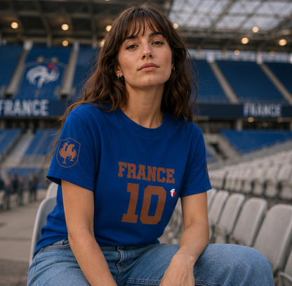 "Only One Savior" World Cup Edition France - Personalized shirt (with your own name and number)